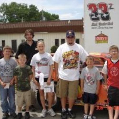 Zack & Some little 33z Racing Fans at Caseys